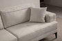 Atelier Del Sofa Sofá de 3 Plazas Astana 3 Seater - Ecru, Largo 234cm, Ancho 100cm, Alto 78cm